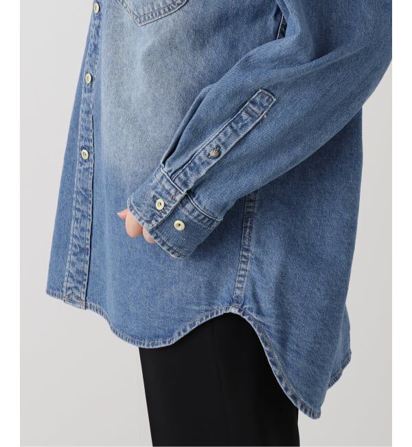 SLOBE IENA「《WEB限定/追加予約》LE DENIM BDUデニムシャツ」|シャツ・ブラウス|