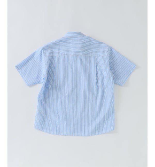 JOURNAL STANDARD relume「JAMES FABRIC コットンリネン ストライプ 半袖シャツ」|シャツ・ブラウス|