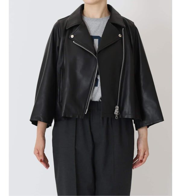 journal standard luxe「《予約》レザー ショートライダースジャケット」|ライダースジャケット|
