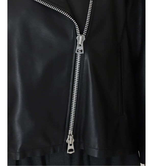 journal standard luxe「《予約》レザー ショートライダースジャケット」|ライダースジャケット|
