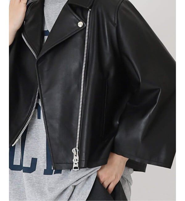 journal standard luxe「《予約》レザー ショートライダースジャケット」|ライダースジャケット|
