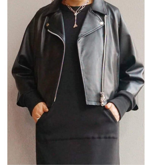journal standard luxe「《予約》レザー ショートライダースジャケット」|ライダースジャケット|