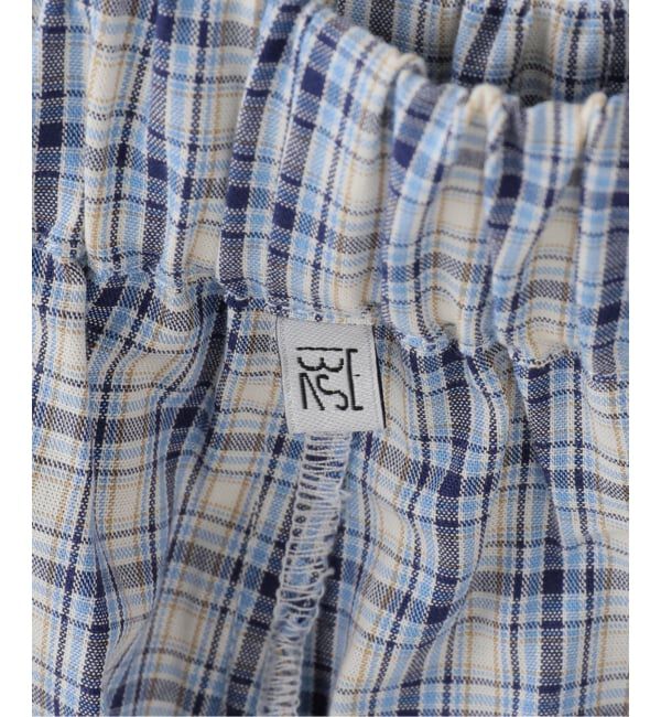 FRAMeWORK「BASERANGE/ベースレンジ CLAUDE PANTS(ブルー)」|スラックス|