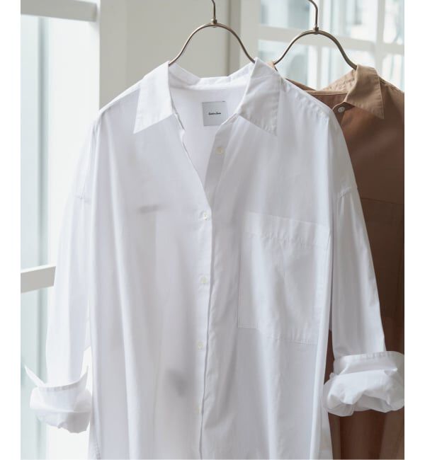 Spick and Span「《WEB限定カラー有り / 追加予約》50コットンオーバーシャツ」|シャツ・ブラウス|ホワイト