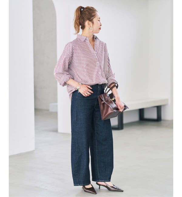 Spick and Span「《WEB限定カラー有り / 追加予約》50コットンオーバーシャツ」|シャツ・ブラウス|