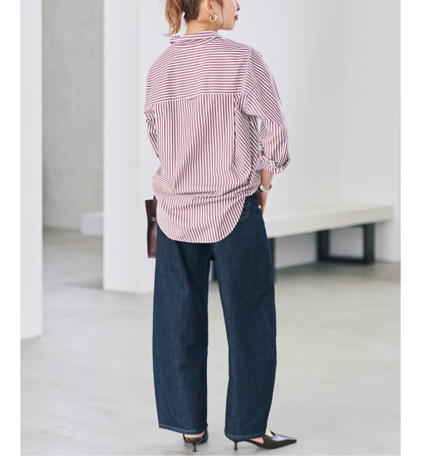 Spick and Span「《WEB限定カラー有り / 追加予約》50コットンオーバーシャツ」|シャツ・ブラウス|