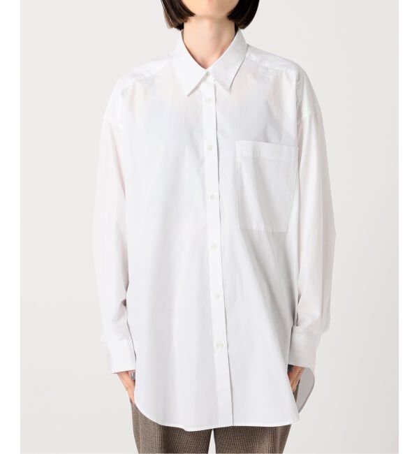 Spick and Span「《WEB限定カラー有り / 追加予約》50コットンオーバーシャツ」|シャツ・ブラウス|