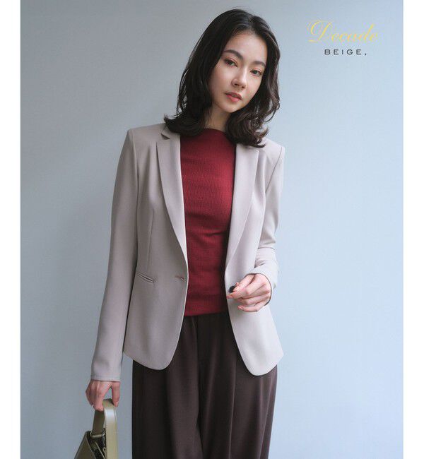 BEIGE,「【セットアップ対応】CINDY / テーラードジャケット」|テーラードジャケット|Taupe