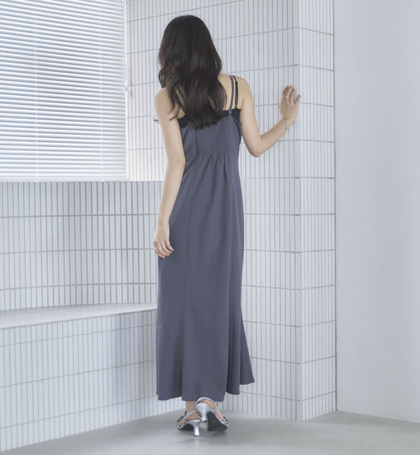 archives「【ＯＮかわ】ウォッシャブルタックドロストキャミワンピース」|ワンピース|