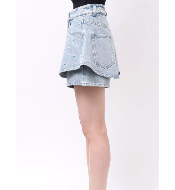 MERCURYDUO「パールデニムショートパンツ」|その他|