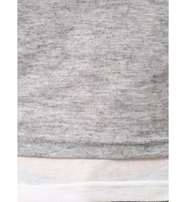 MURUA「ヘンリーネックレイヤードトップス」|Tシャツ・カットソー|