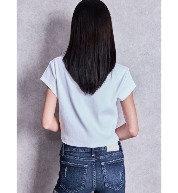 GYDA「Calvin Klein MONOLOGO BABY RIB TEE」|Tシャツ・カットソー|