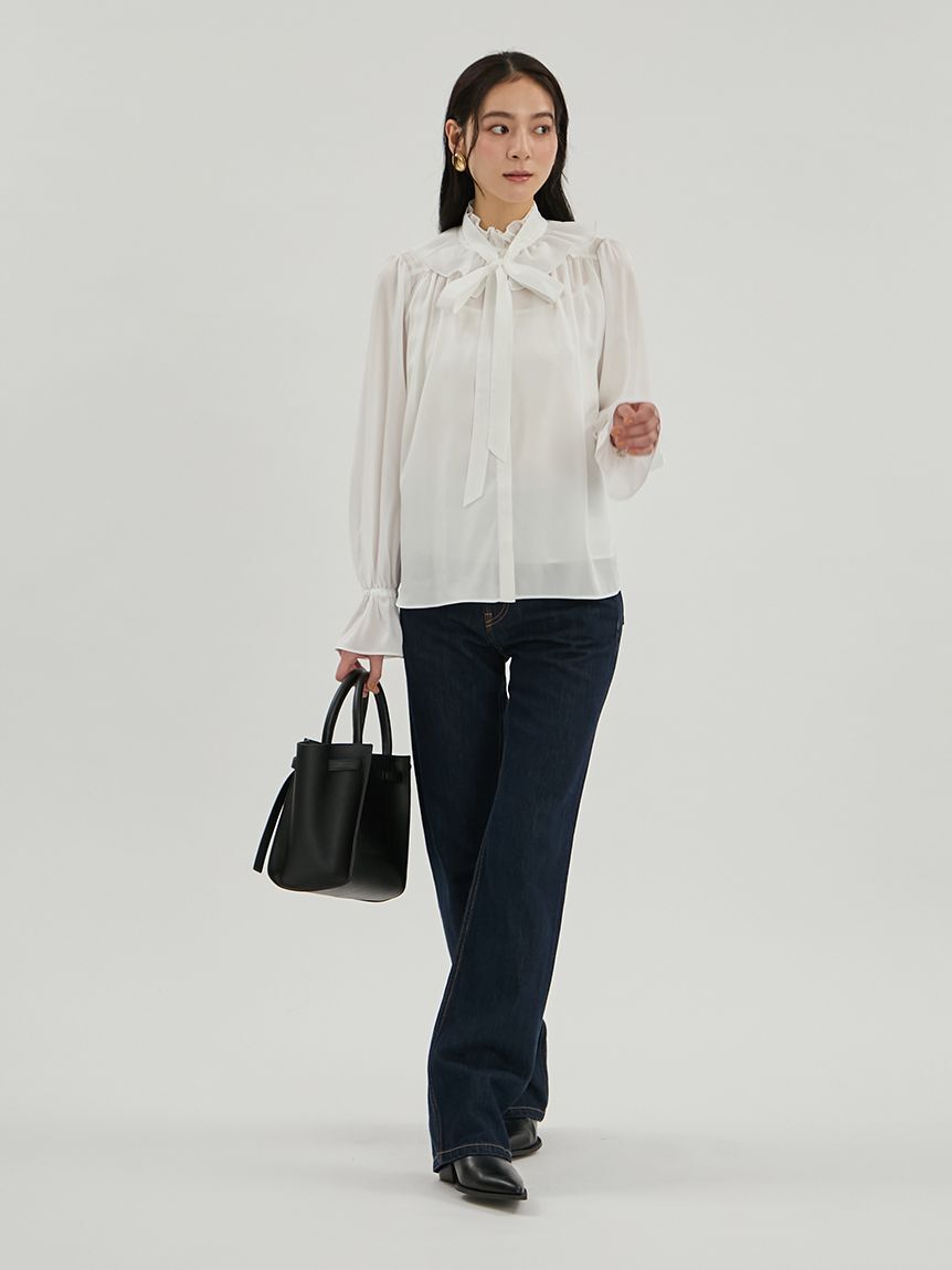 Mila Owen「スリムストレートデニムパンツ」|デニム|