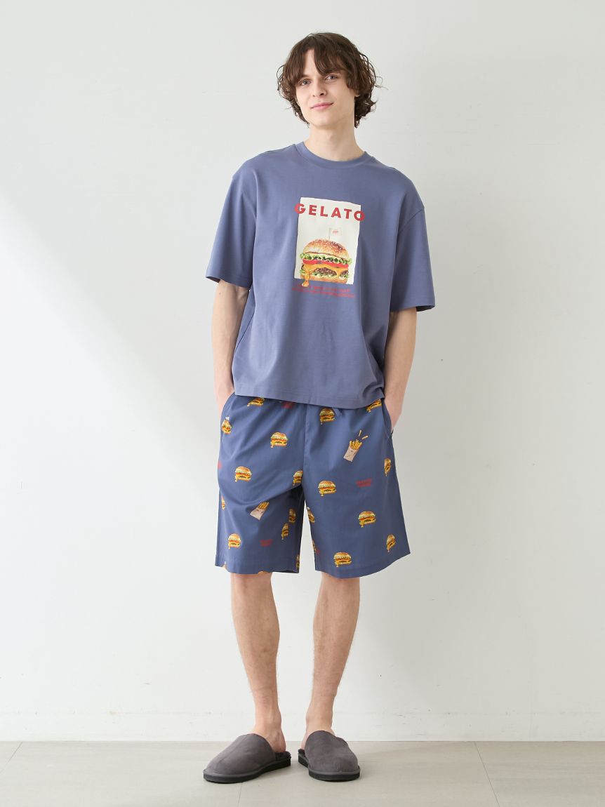 gelato pique「【UNISEX】 【接触冷感】HIGH CALORIEワンポイントTシャツ」|ルームウェア|