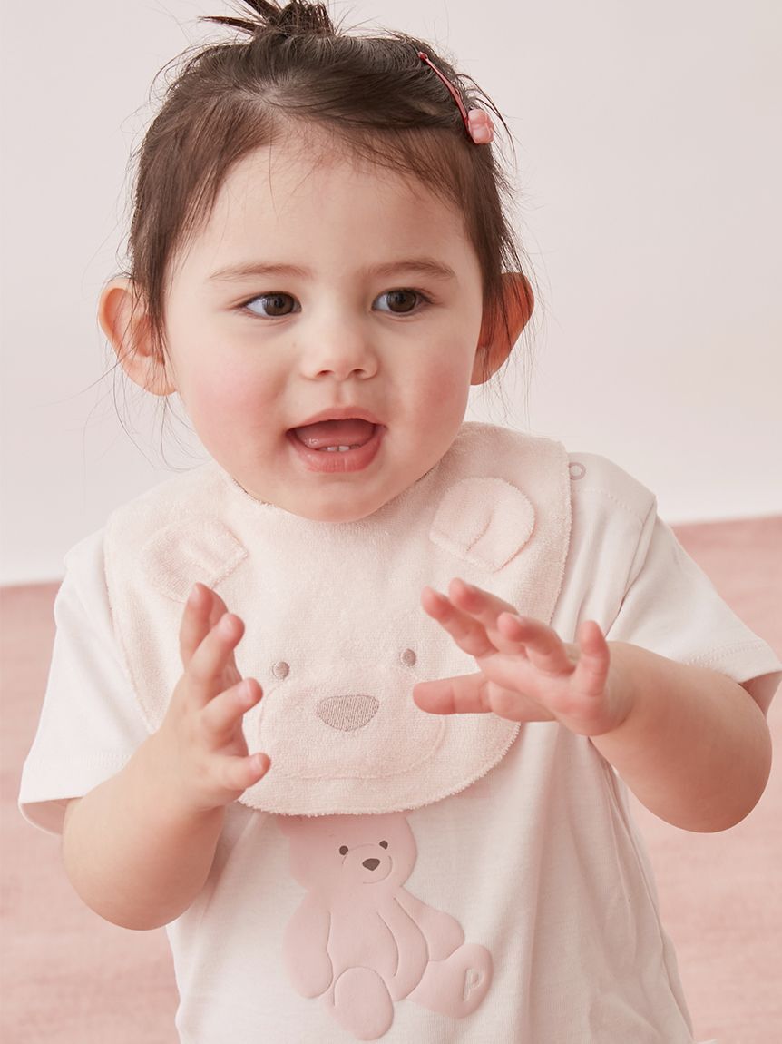GELATO PIQUE KIDS & BABY「【ラッピング済み】【BABY】パウダーベアポンチョ&スタイセット BOX付き」|その他ベビー用品|