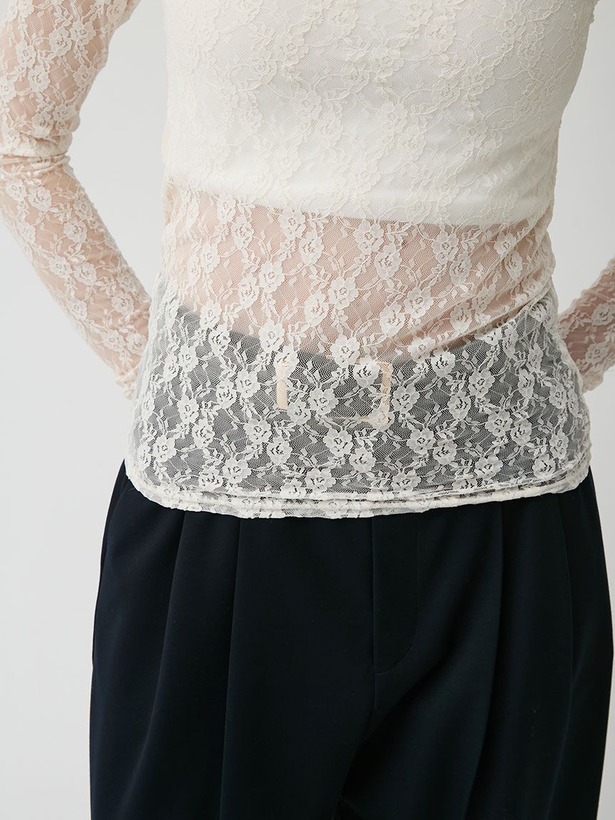 LILY BROWN「シアーベーシックカットトップス」|Tシャツ・カットソー|