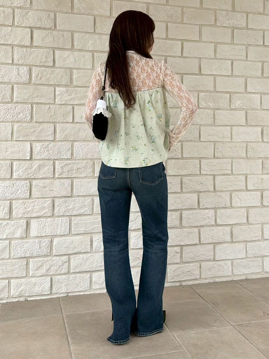 LILY BROWN「シアーベーシックカットトップス」|Tシャツ・カットソー|