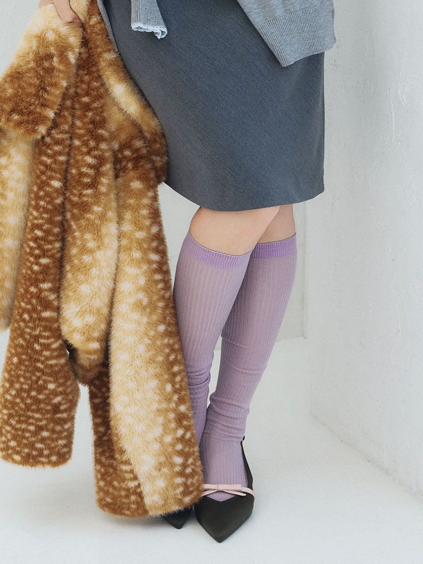 LILY BROWN「シアーリブハイソックス」|ソックス|PPL