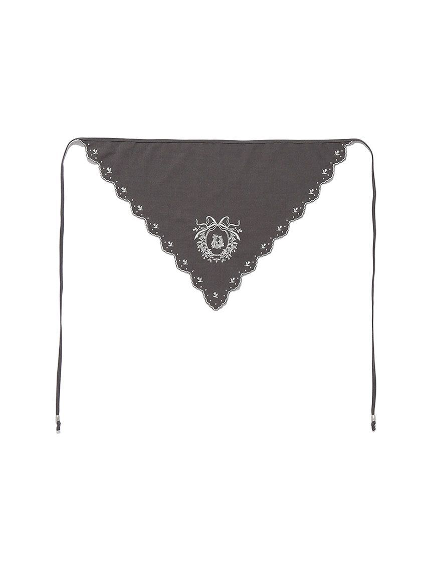 LILY BROWN「クラシカルリボン刺繍スカーフ」|バンダナ・スカーフ|