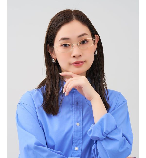  「バレル型 メガネ | メタル 高級感  度あり 度なし メンズFASHION レンズ交換券付」|メガネ|