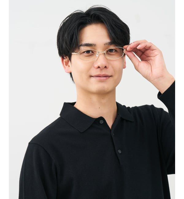  「バレル型 メガネ | メタル 高級感  度あり 度なし メンズFASHION レンズ交換券付」|メガネ|