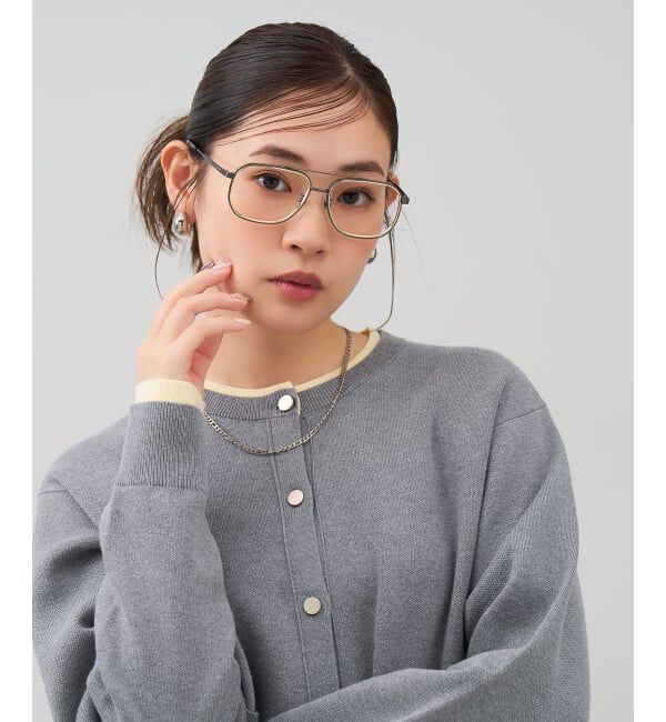  「ウェリントン型 メガネ | メタル 高級感  度あり 度なし メンズFASHION レンズ交換券付」|メガネ|