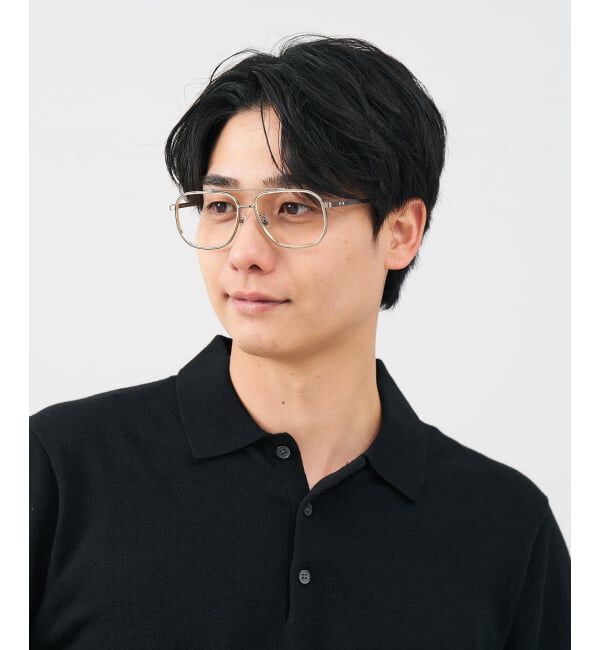  「ウェリントン型 メガネ | メタル 高級感  度あり 度なし メンズFASHION レンズ交換券付」|メガネ|