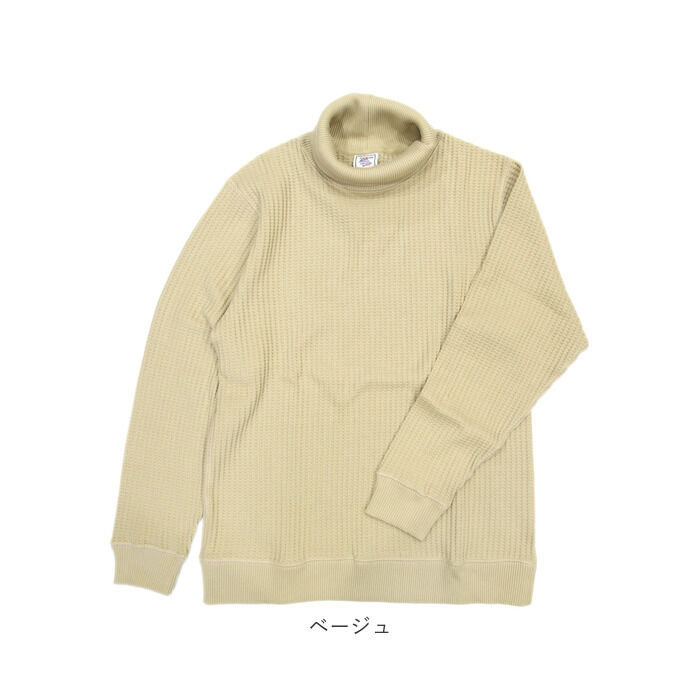 BACKYARD FAMILY「JEMORGAN サーマル JB502-52C 通販 ビッグワッフル タートルネック」|Tシャツ・カットソー|