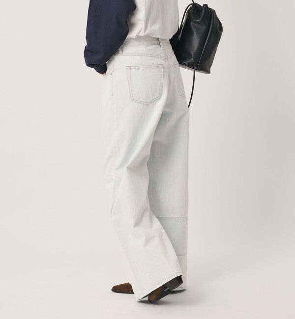 BEAUTY&YOUTH UNITED ARROWS「パッチワーク ワイド フレア デニムパンツ」|デニム|
