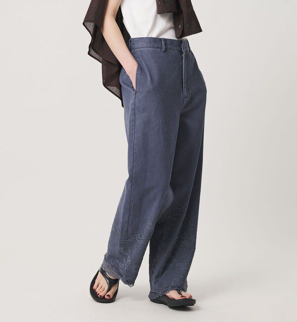BEAUTY&YOUTH UNITED ARROWS「【別注】＜calm Line＞レース ワイドパンツ」|その他|