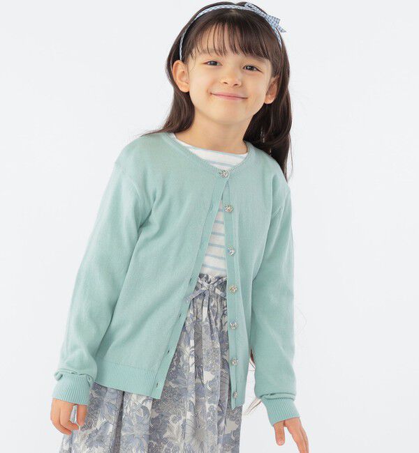 SHIPS KIDS「SHIPS KIDS:100～130cm / リバティ カーディガン」|カーディガン|