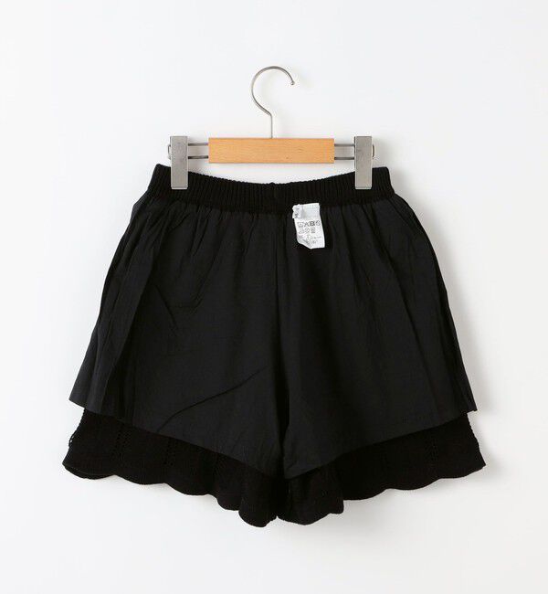 SHIPS KIDS「SHIPS KIDS:140～150cm/ニット レース ショートパンツ」|その他|
