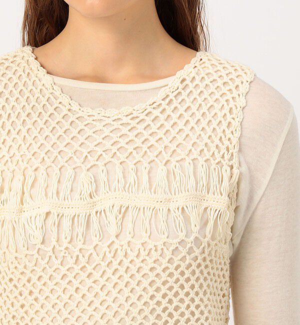 TOMORROWLAND BUYING WEAR「All That Remains ノースリーブ ニット プルオーバー」|ニット・セーター|