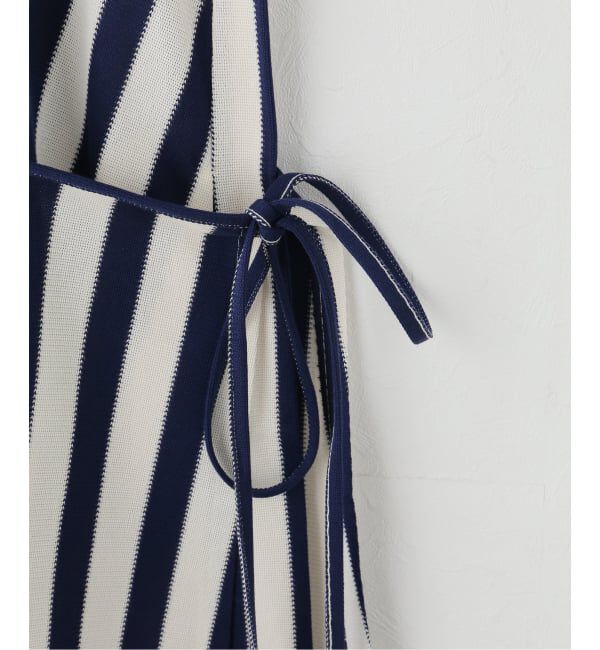 IENA LA BOUCLE「CURRENTAGE カレンテージ stripe ワンピース A2561UA 414」|ワンピース|