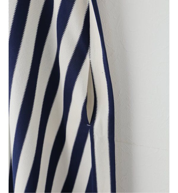 IENA LA BOUCLE「CURRENTAGE カレンテージ stripe ワンピース A2561UA 414」|ワンピース|