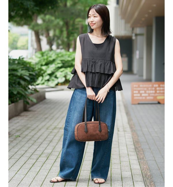 SLOBE IENA「《予約》ANTONELLO MASI SLOBE別注 スウェードボストンバッグ」|ボストンバッグ|