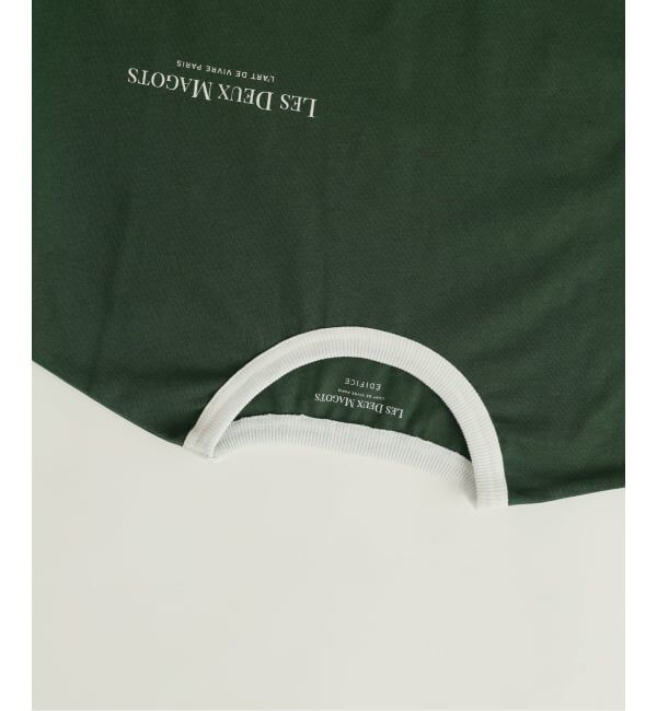 EDIFICE「LES DEUX MAGOTS (ドゥマゴ) リンガーTシャツ」|Tシャツ・カットソー|