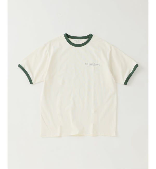 EDIFICE「LES DEUX MAGOTS (ドゥマゴ) リンガーTシャツ」|Tシャツ・カットソー|