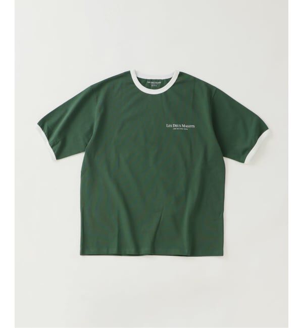 EDIFICE「LES DEUX MAGOTS (ドゥマゴ) リンガーTシャツ」|Tシャツ・カットソー|