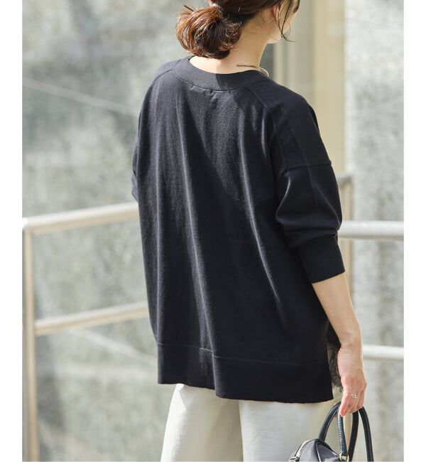 JOURNAL STANDARD「《予約》ウォッシャブルコットンシルクミックスVネックカーディガン」|カーディガン|