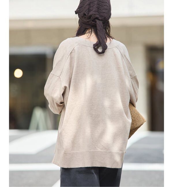 JOURNAL STANDARD「《予約》ウォッシャブルコットンシルクミックスVネックカーディガン」|カーディガン|