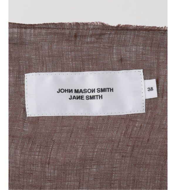 FRAMeWORK「JANE SMITH garment dye linen square nec」|シャツ・ブラウス|