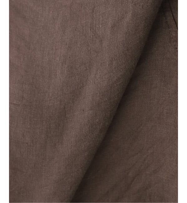 FRAMeWORK「JANE SMITH garment dye linen square nec」|シャツ・ブラウス|