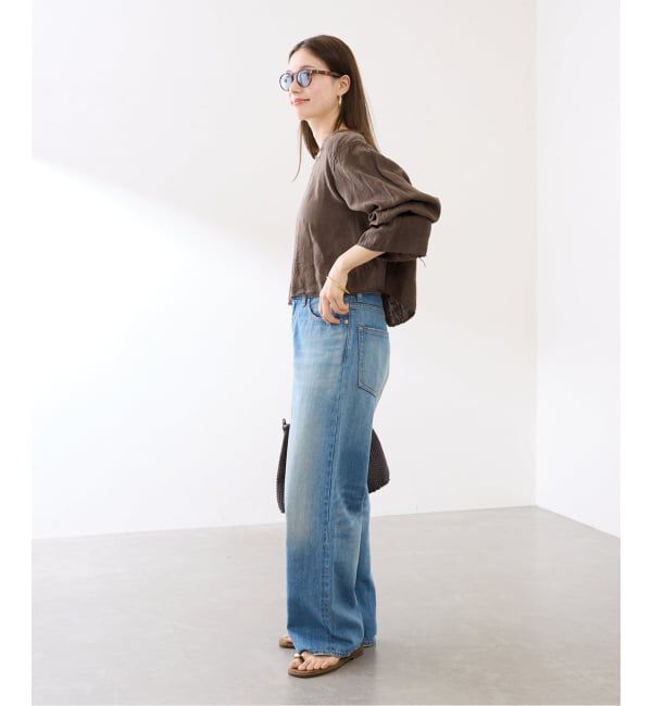 FRAMeWORK「JANE SMITH garment dye linen square nec」|シャツ・ブラウス|