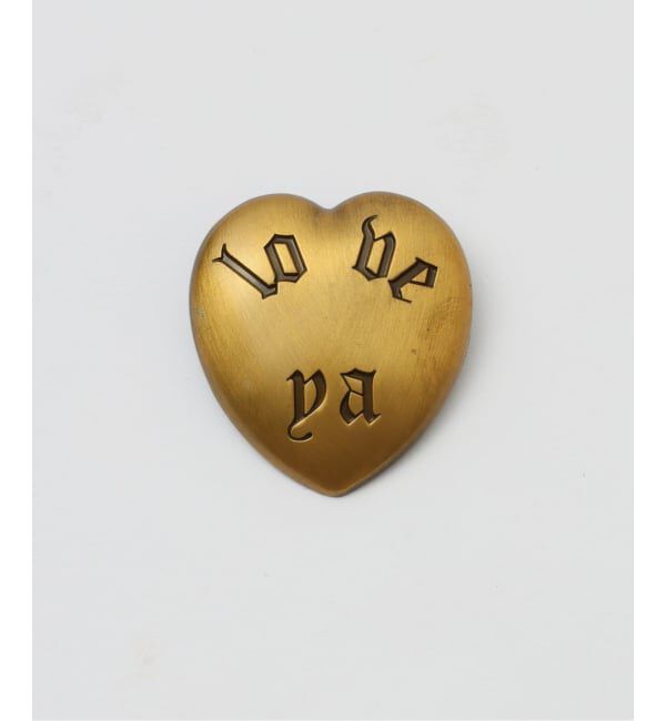 Spick and Span「WIFFLE / ウィッフル HEART BROOCH ブローチ」|ブローチ・コサージュ|