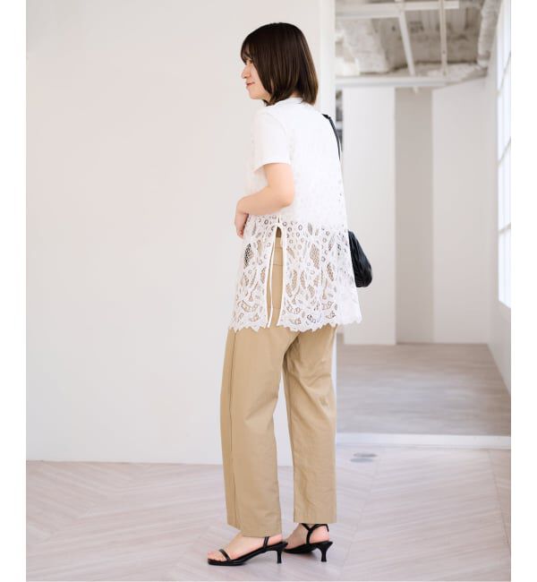 U by SPICK&SPAN「2WAYスカラレースリボンベスト」|ベスト・ジレ|
