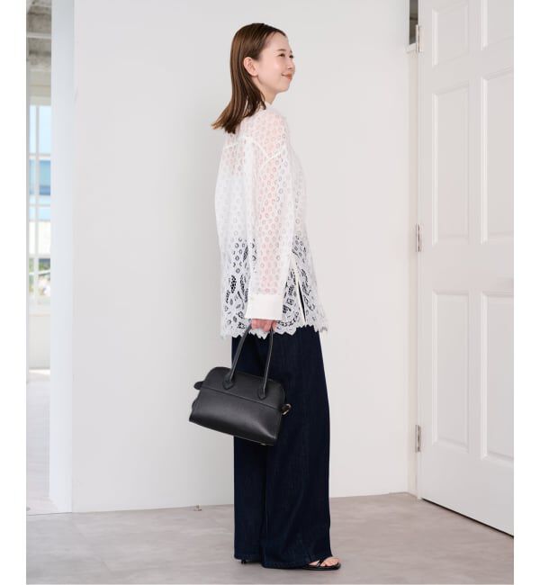 U by SPICK&SPAN「スカラレースオーバーシャツ」|シャツ・ブラウス|