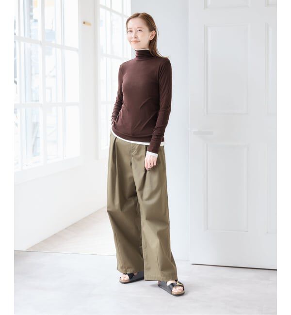 U by SPICK&SPAN「《予約》ウールミックスシアータートル」|Tシャツ・カットソー|