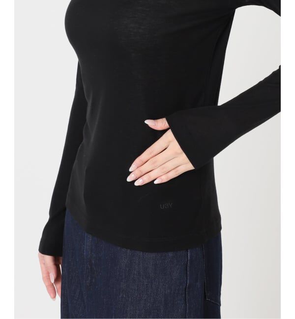 U by SPICK&SPAN「《予約》ウールミックスシアータートル」|Tシャツ・カットソー|
