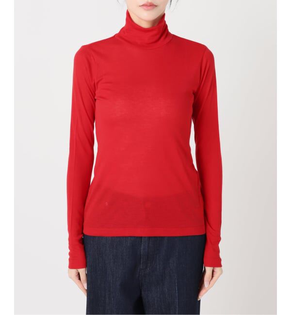 U by SPICK&SPAN「《予約》ウールミックスシアータートル」|Tシャツ・カットソー|